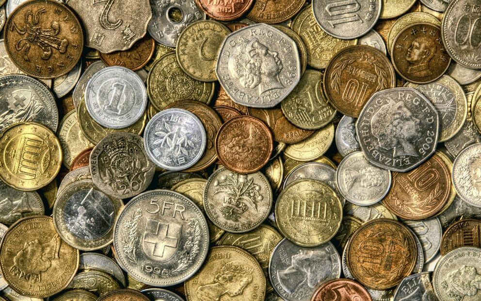 Glücksmünzen sind ein Symbol für finanzielles Wohlergehen