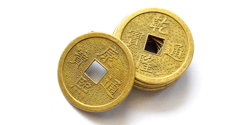 Chinesische Münzen als Glücksbringer